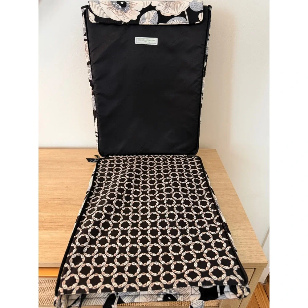 Vera Bradley Camellia Laptop Travel Tote Checkpoint Friendly Retired Floral Bag